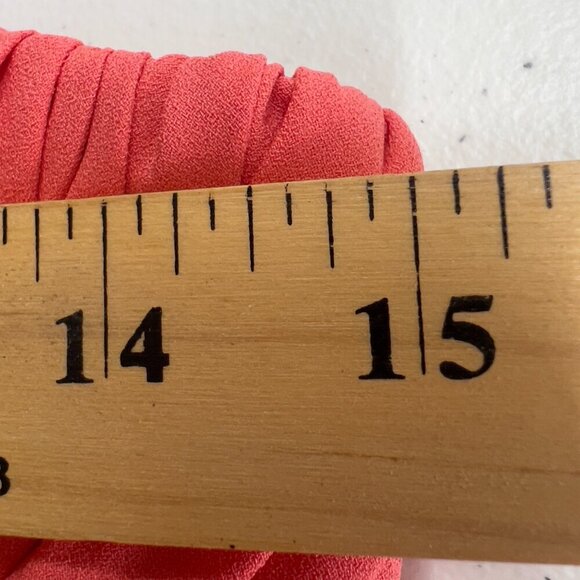 Badgley Mischka Coral Strapless Evening Gown Size 6 - Picture 13 of 14